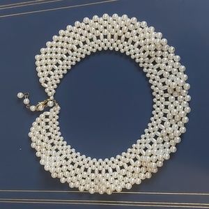 Mixed Pearl size choker necklace